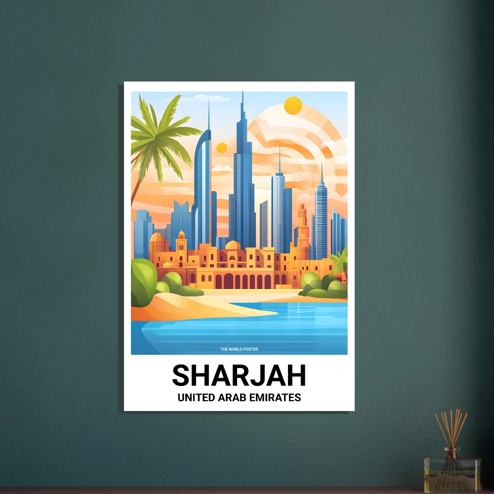 Affiche SHARJAH - Image 6 of 6
