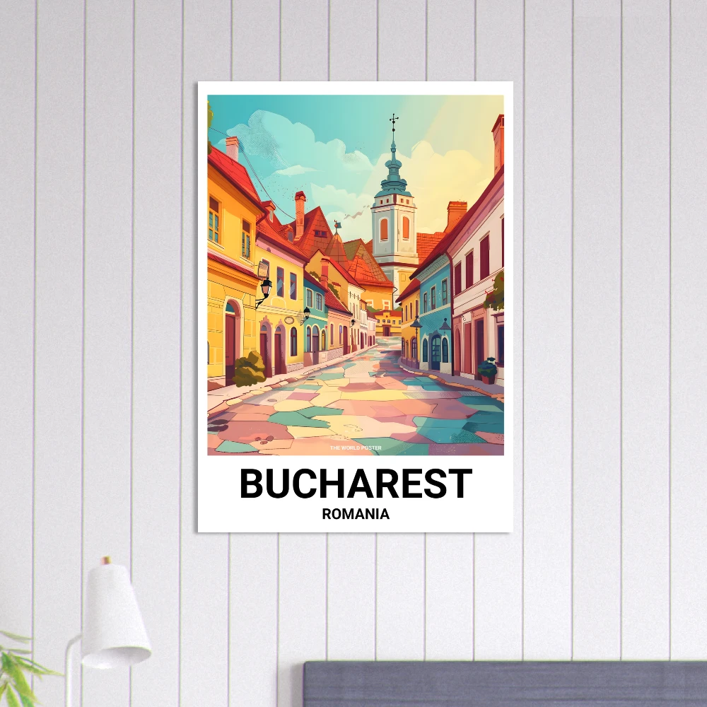 Affiche BUCAREST - Image 3 of 6