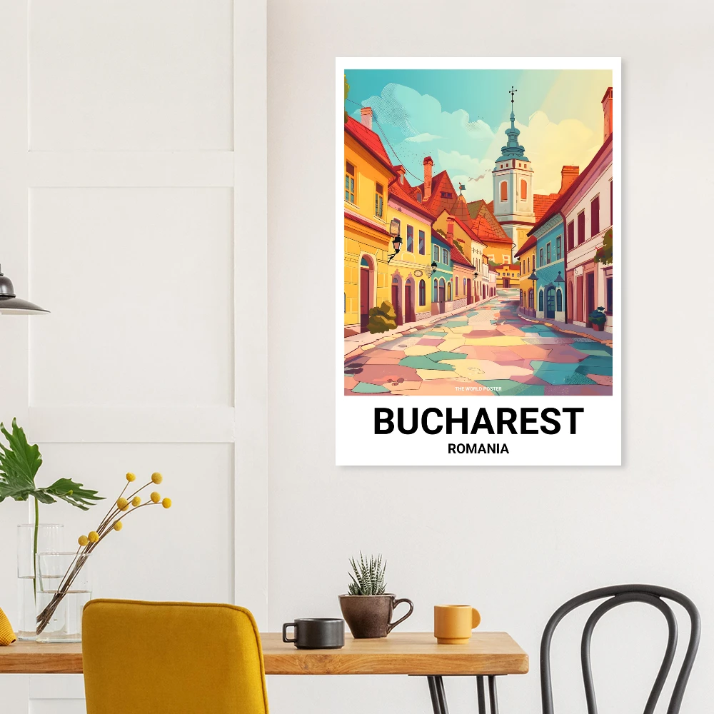 Affiche BUCAREST - Image 4 of 6