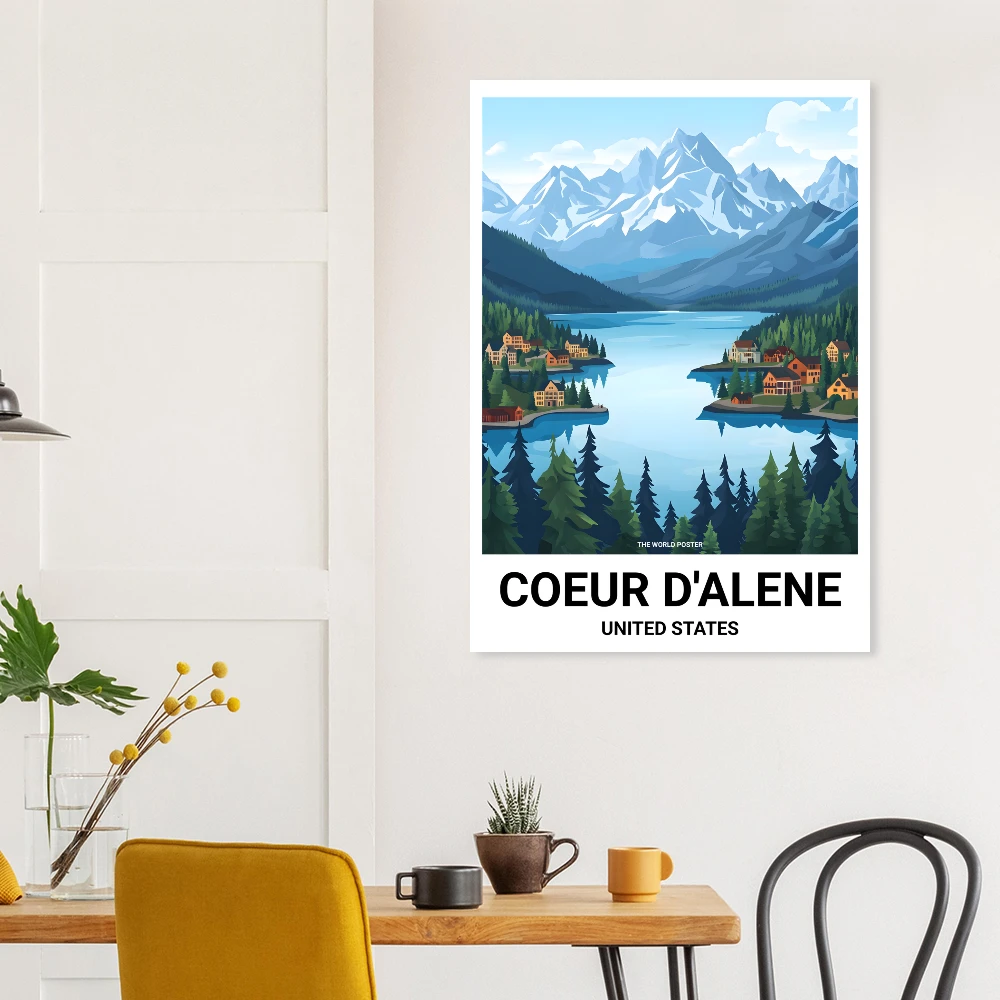 Affiche COEUR D'ALENE - Image 2 of 6