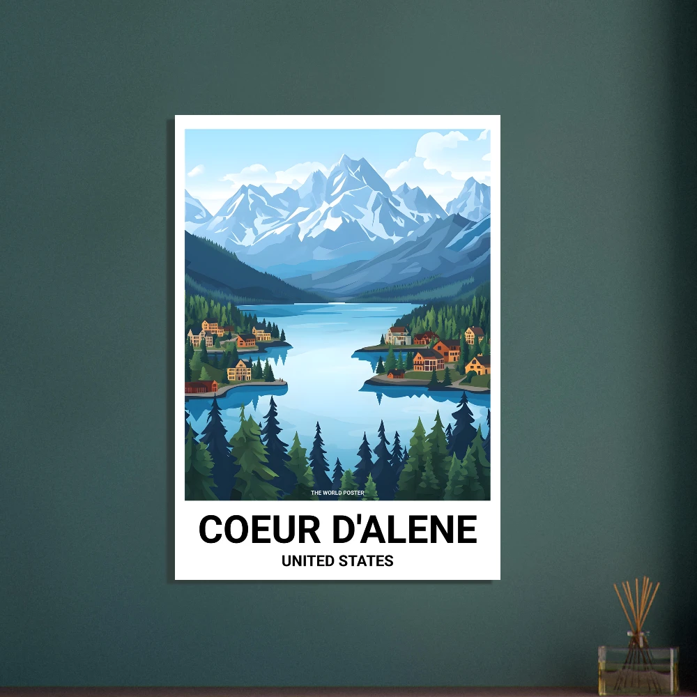 Affiche COEUR D'ALENE - Image 4 of 6