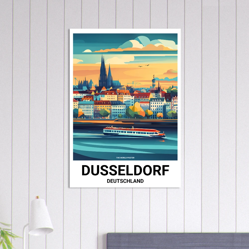 Affiche DÜSSELDORF - Image 3 of 6