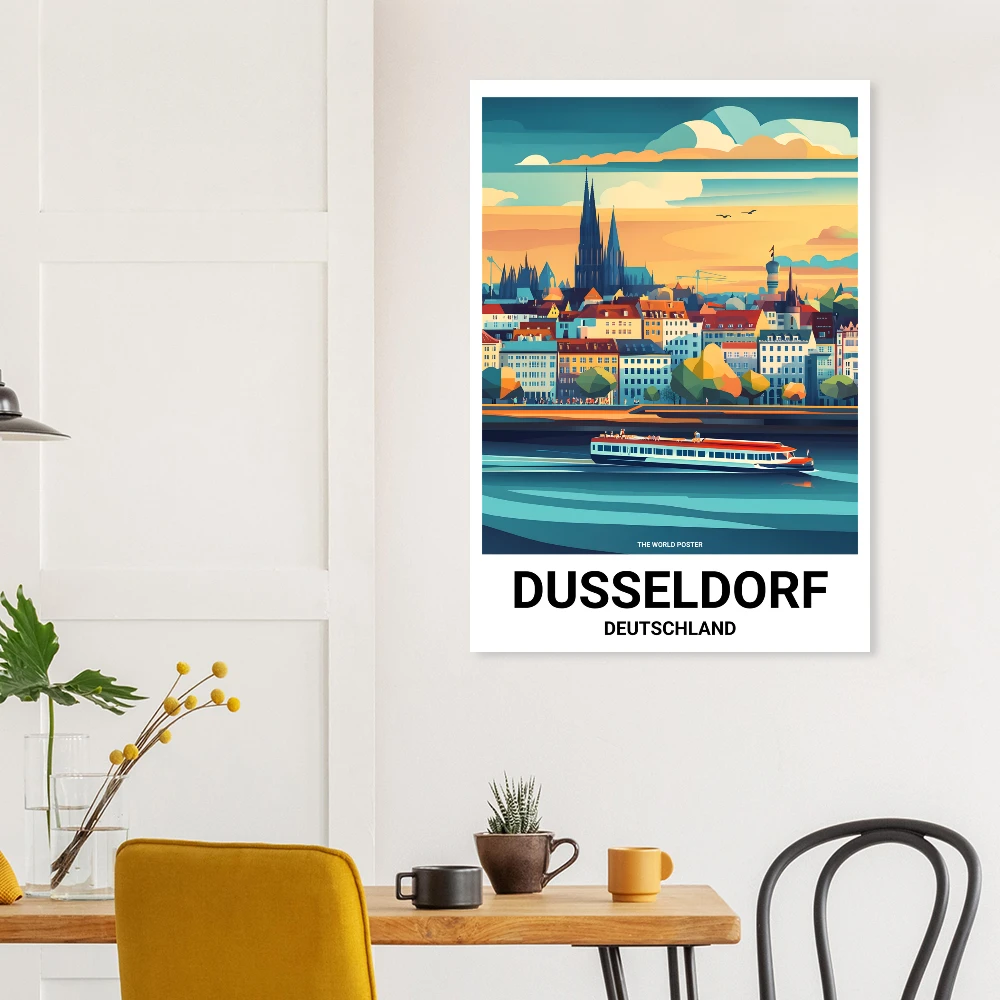 Affiche DÜSSELDORF - Image 4 of 6