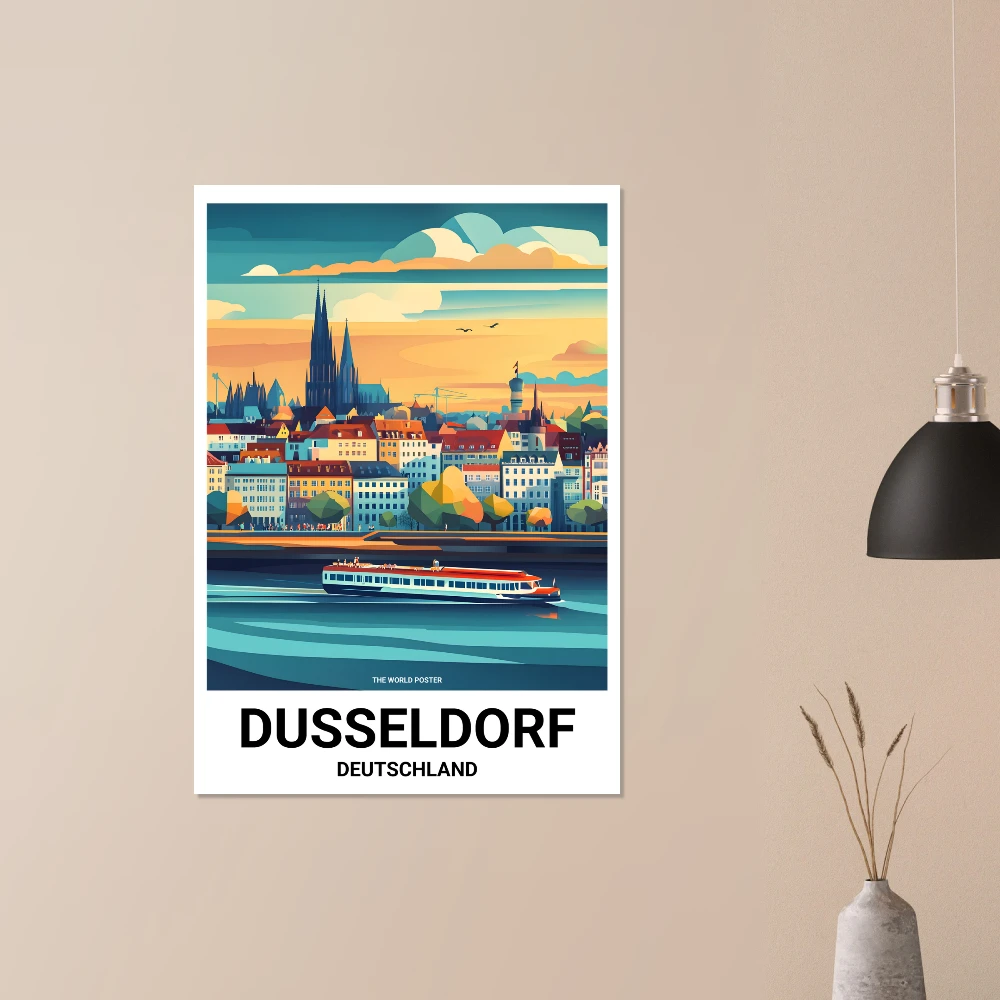 Affiche DÜSSELDORF - Image 6 of 6