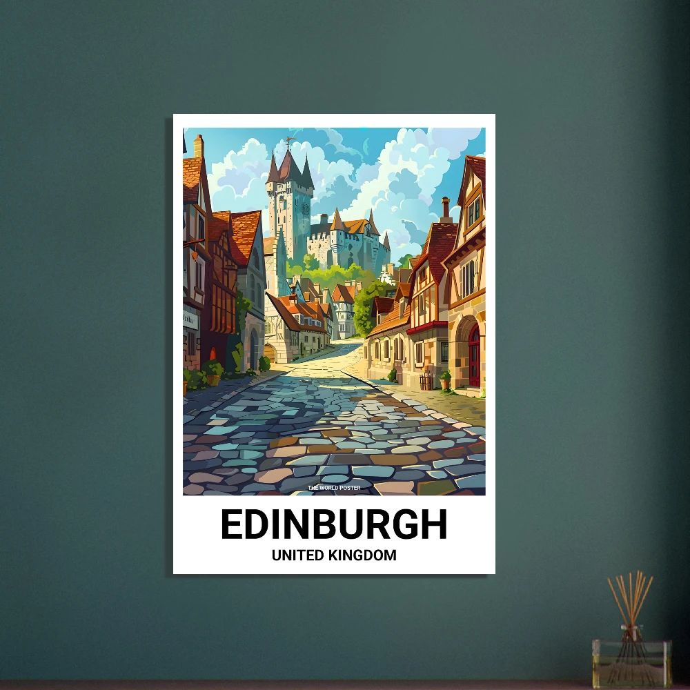 Affiche ÉDIMBOURG - Image 5 of 6