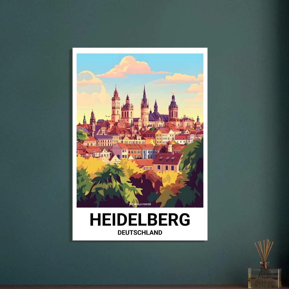 Affiche HEIDELBERG - Image 2 of 6