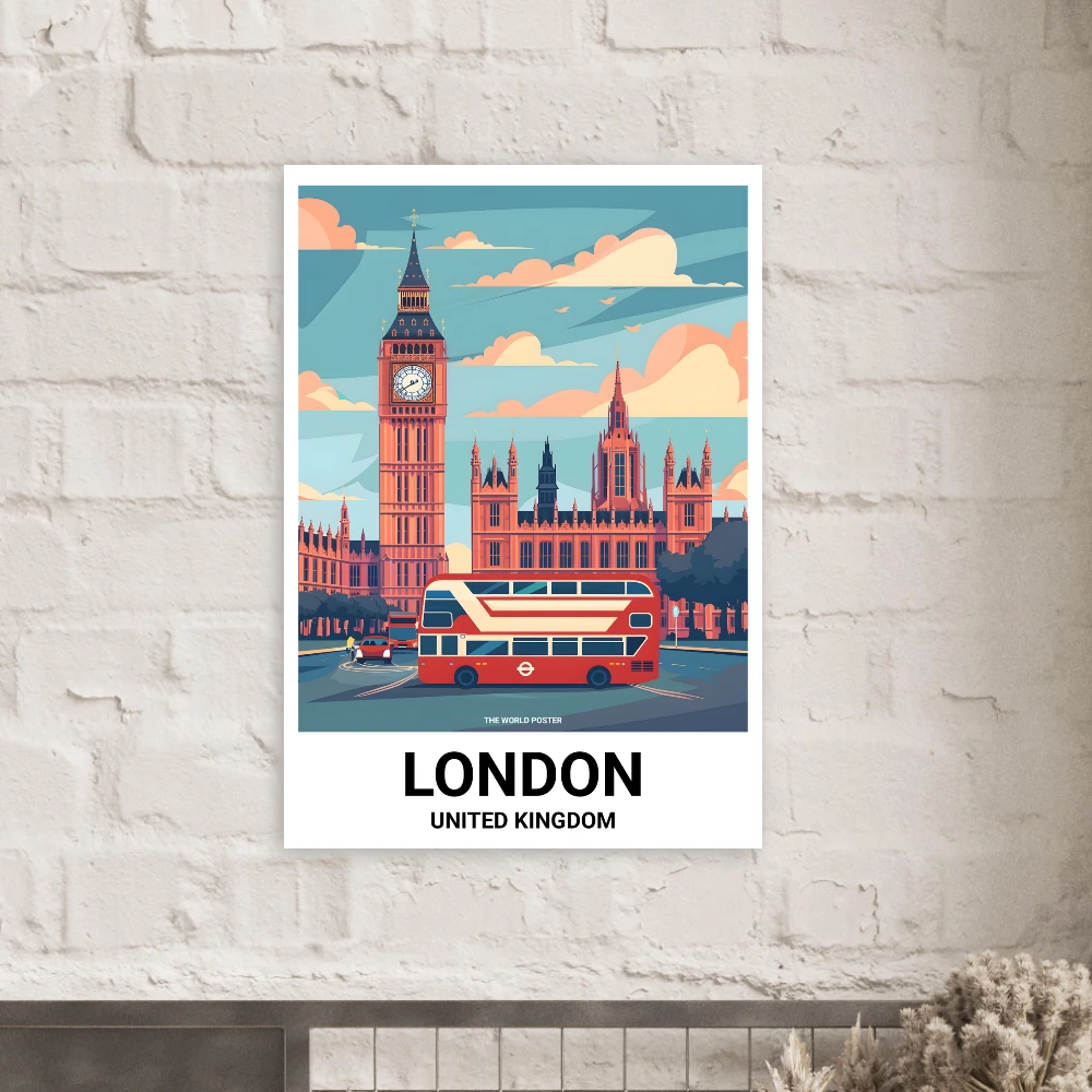 Affiche LONDRES - Image 6 of 6