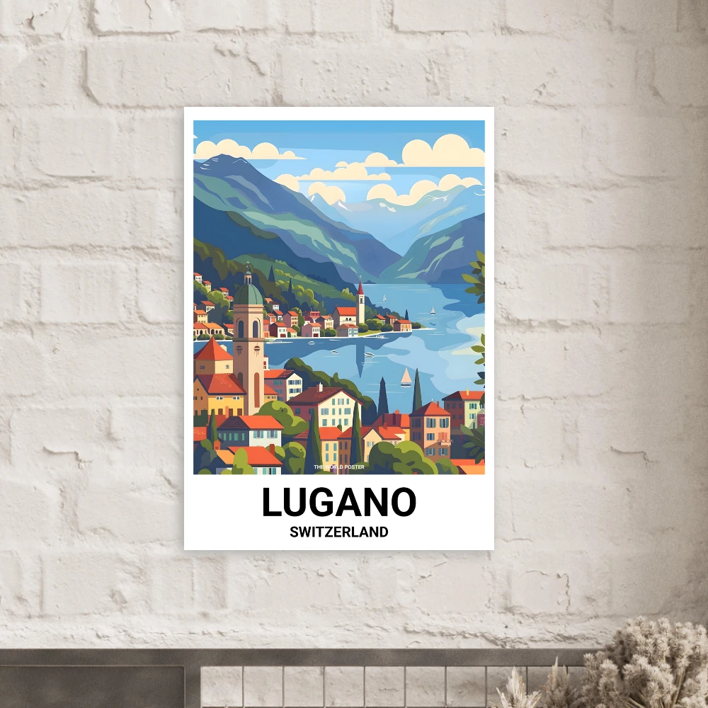 Affiche LUGANO - Image 2 of 6