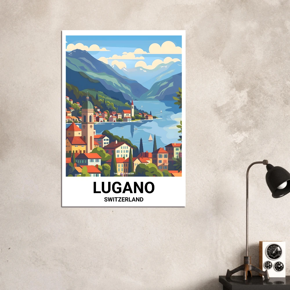 Affiche LUGANO - Image 3 of 6