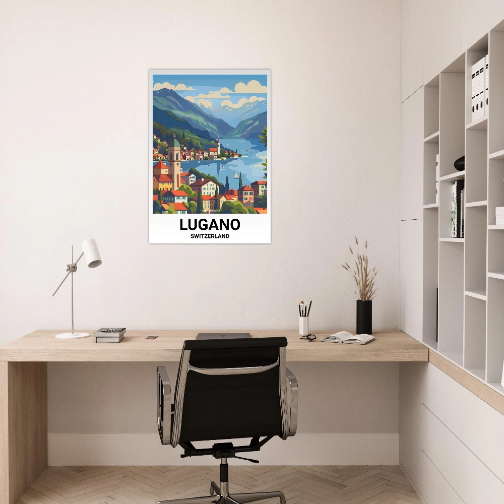 Affiche LUGANO - Image 6 of 6