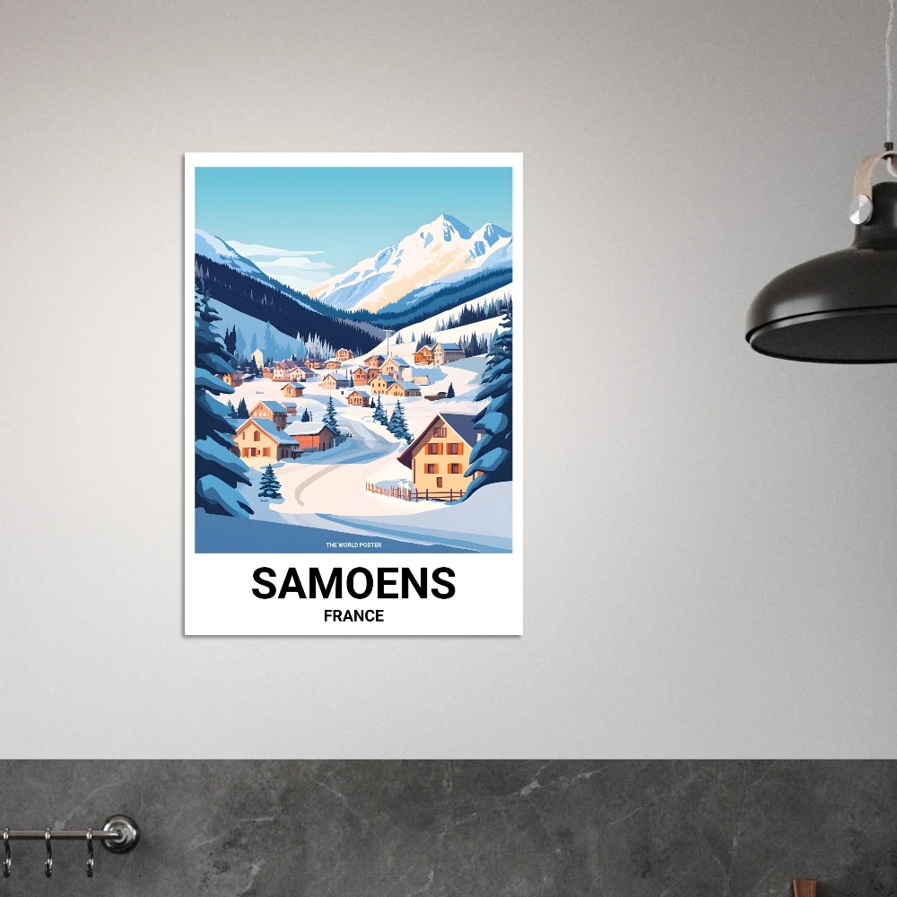 Affiche SAMOËNS - Image 2 of 6