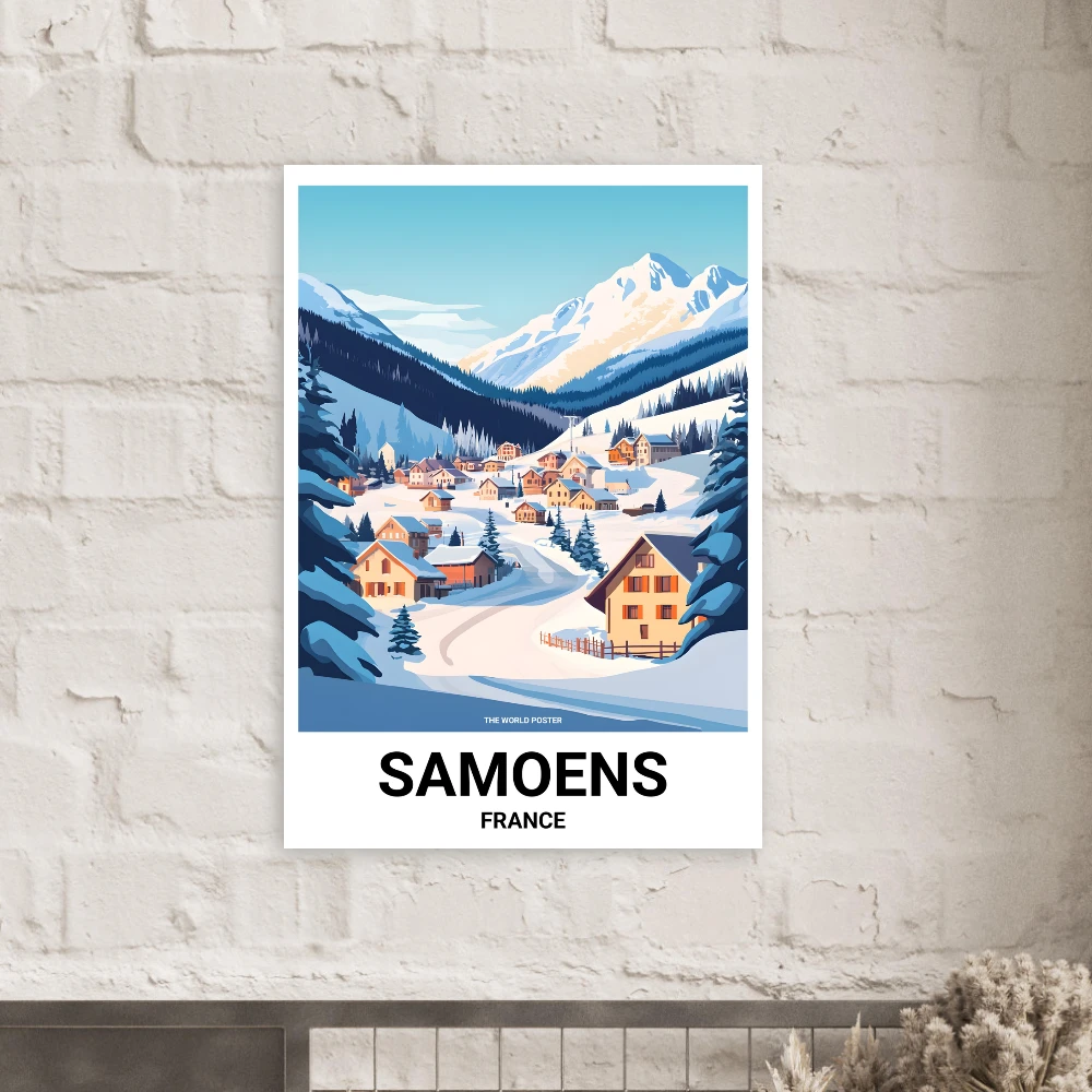 Affiche SAMOËNS - Image 3 of 6