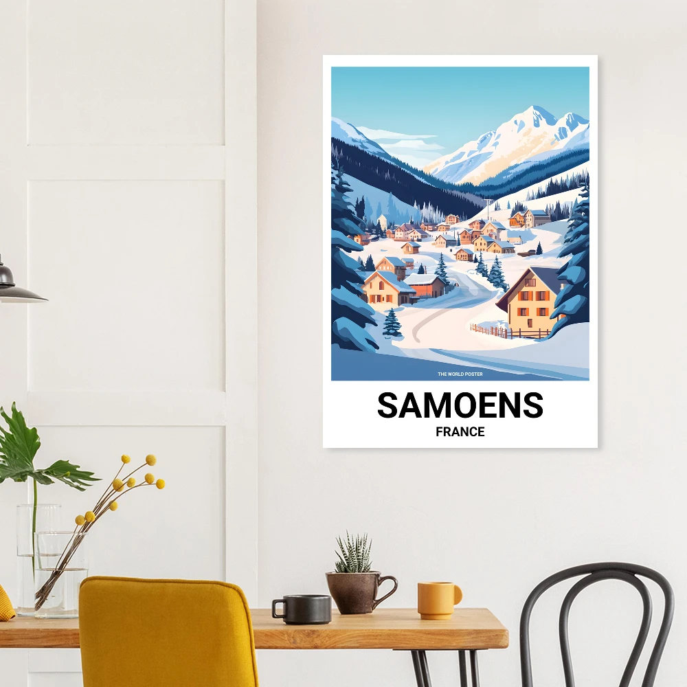 Affiche SAMOËNS - Image 4 of 6