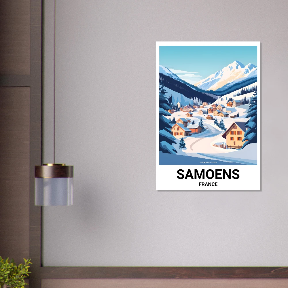 Affiche SAMOËNS - Image 6 of 6