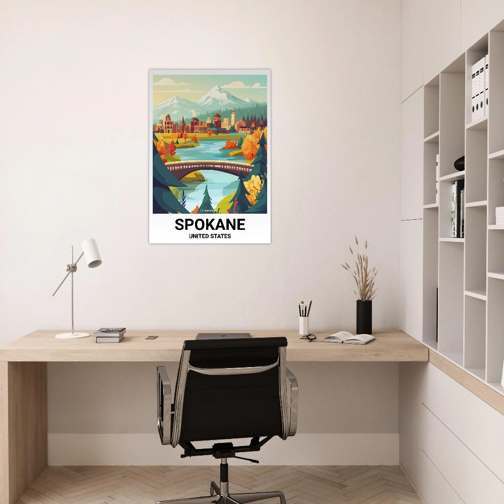 Affiche SPOKANE - Image 2 of 6