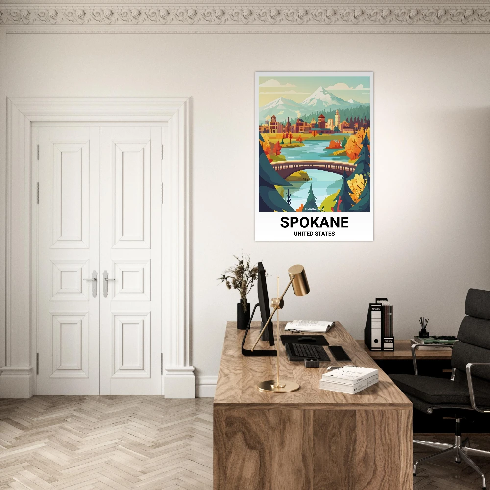 Affiche SPOKANE - Image 3 of 6