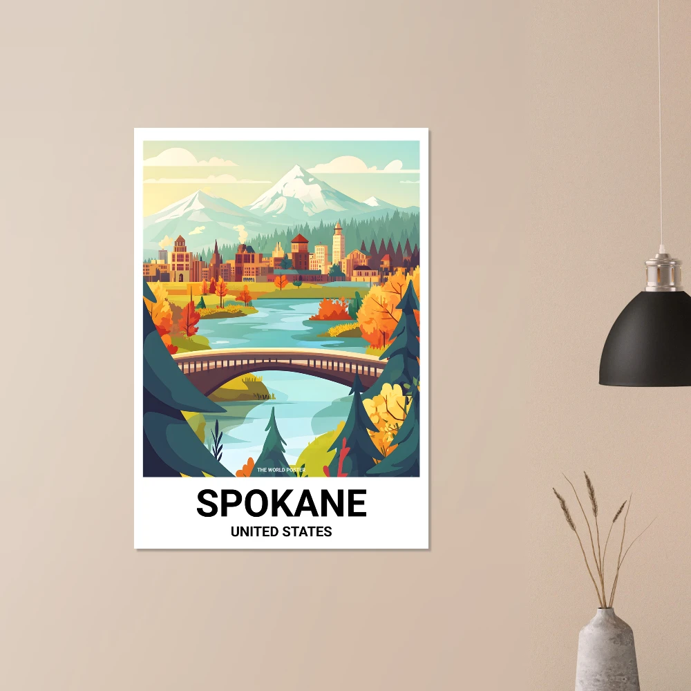 Affiche SPOKANE - Image 4 of 6
