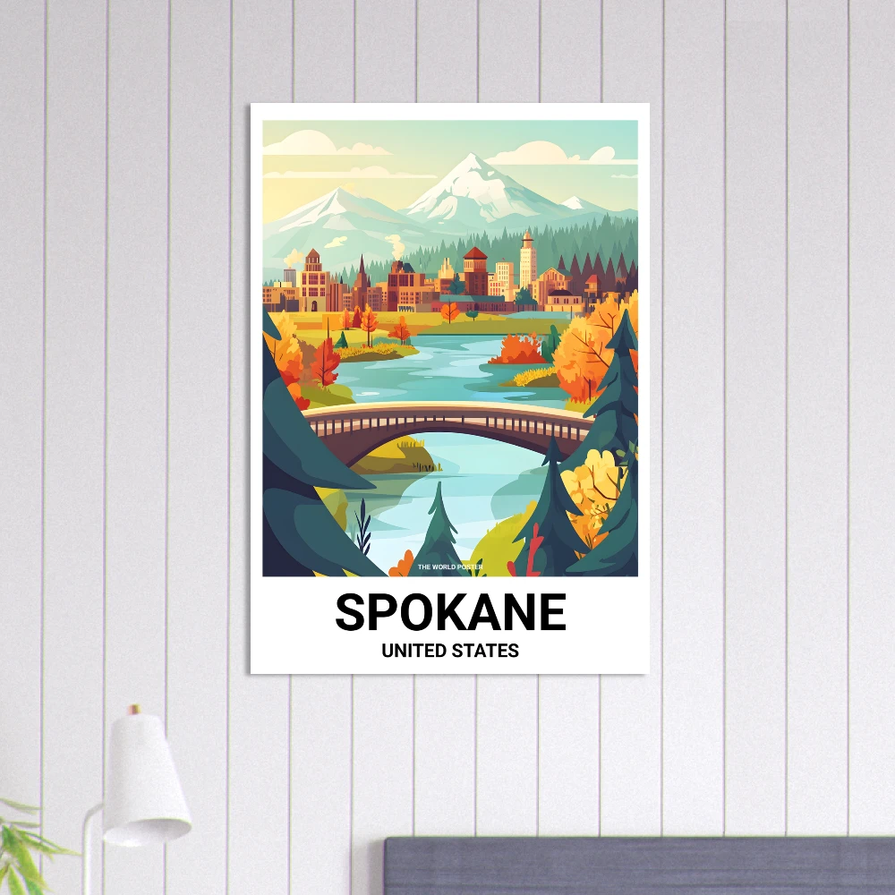 Affiche SPOKANE - Image 5 of 6