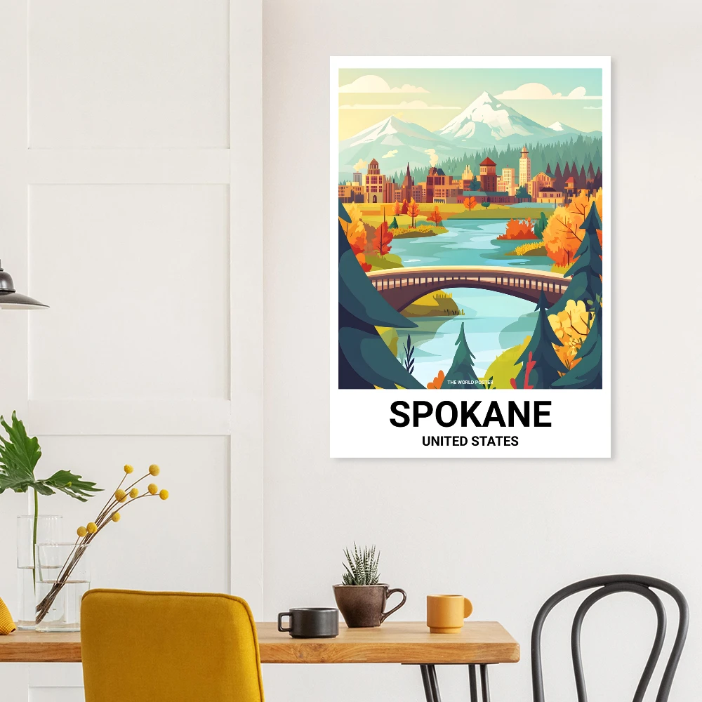 Affiche SPOKANE - Image 6 of 6