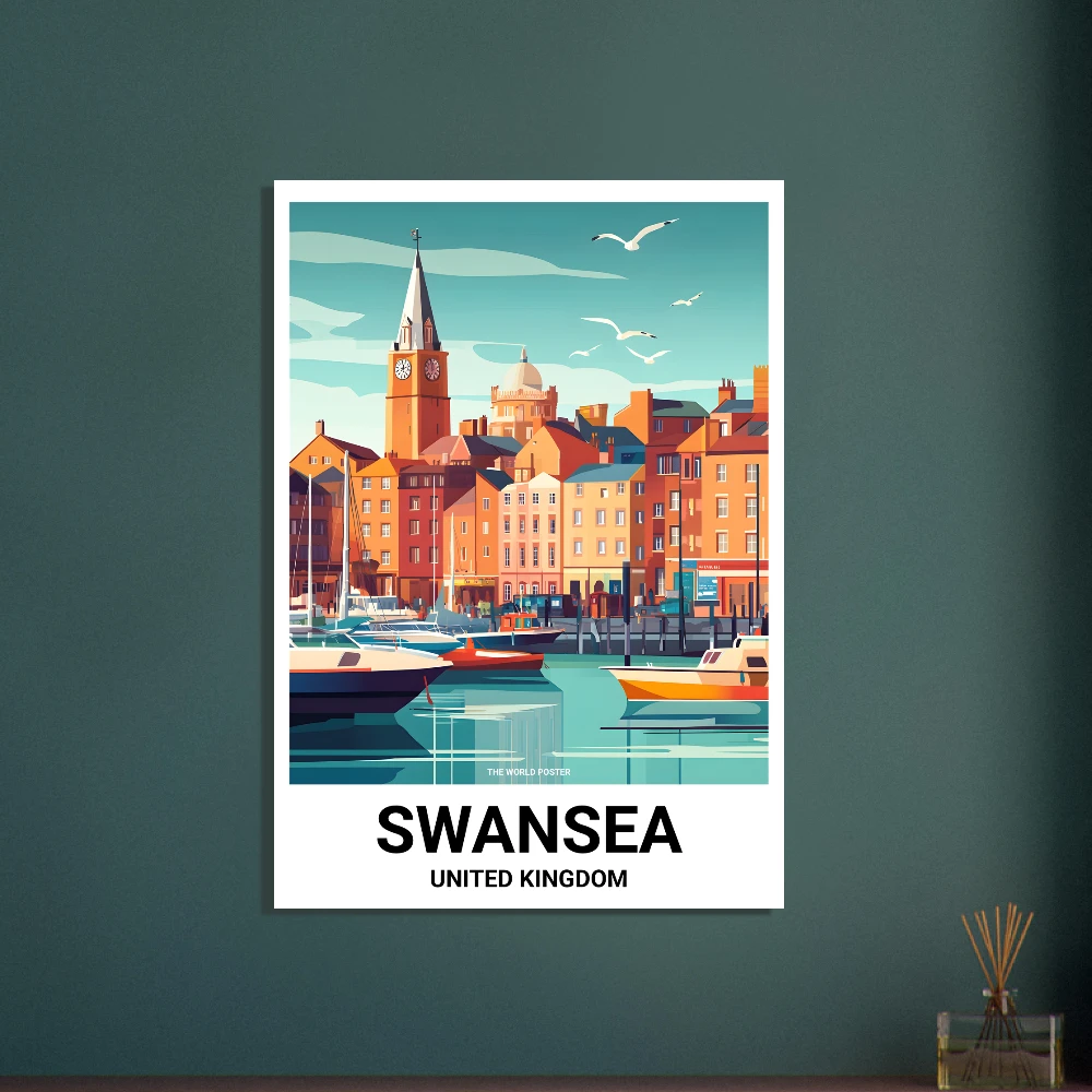 Affiche SWANSEA - Image 3 of 6