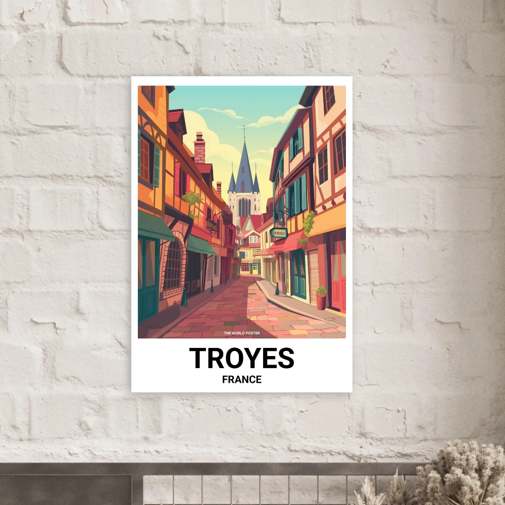 Affiche TROYES - Image 4 of 6