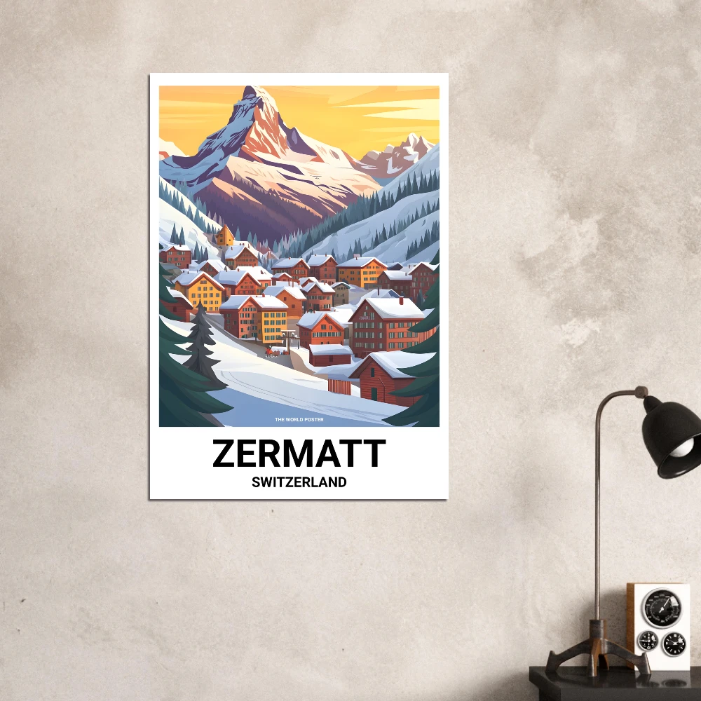 Affiche ZERMATT - Image 3 of 6