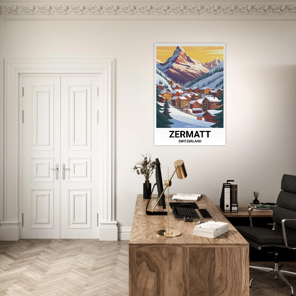 Affiche ZERMATT - Image 4 of 6