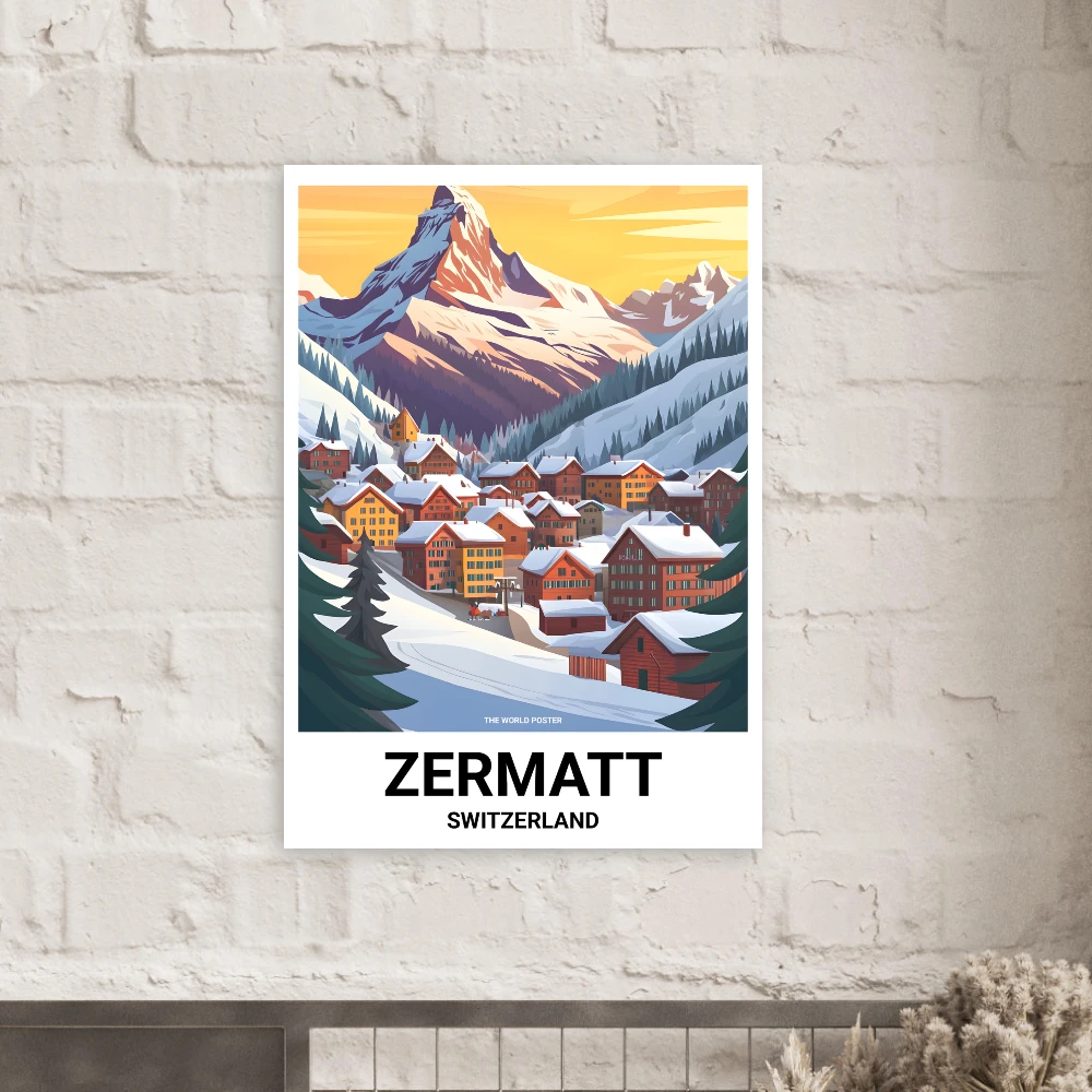 Affiche ZERMATT - Image 5 of 6