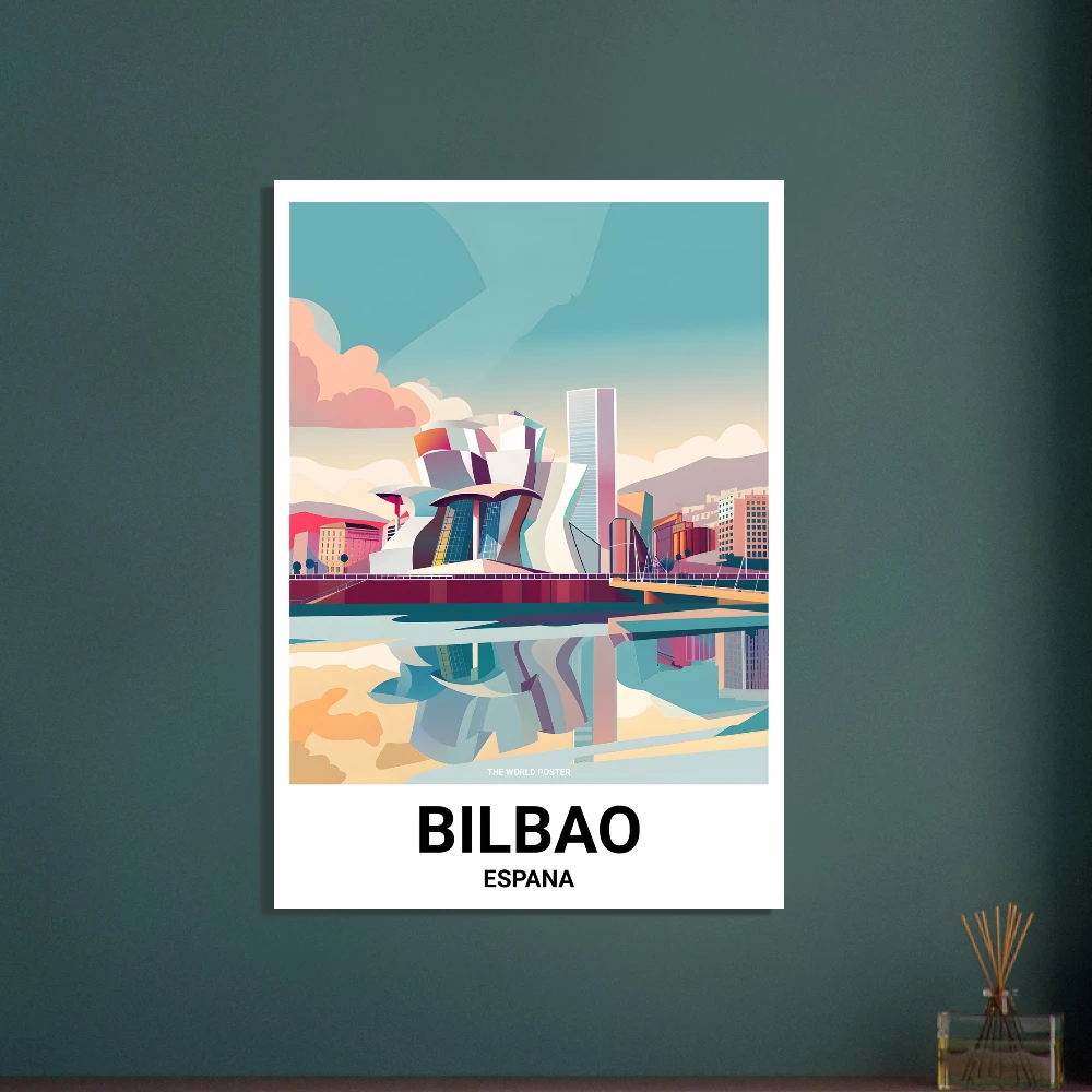 Affiche BILBAO - Image 6 of 6