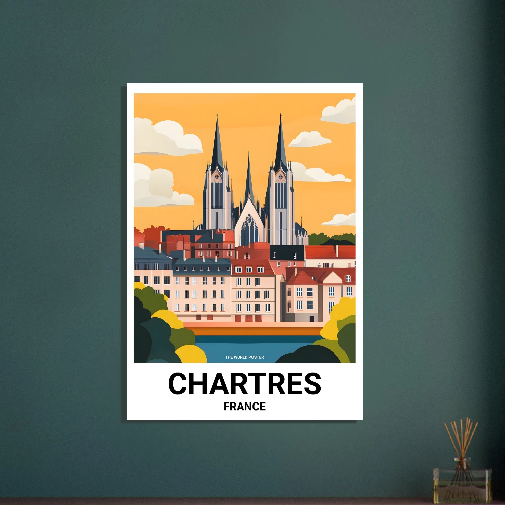 Affiche CHARTRES - Image 2 of 6