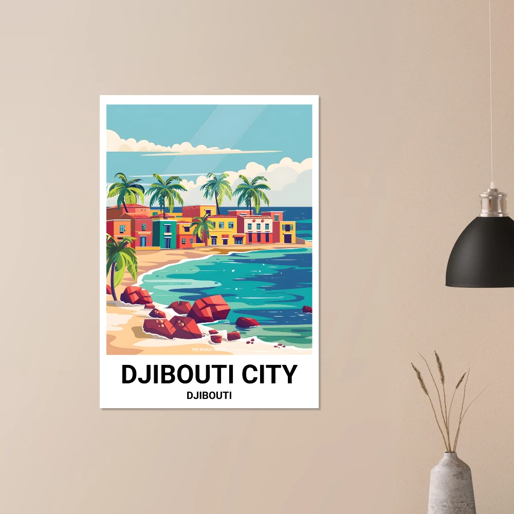 Affiche DJIBOUTI VILLE - Image 2 of 6