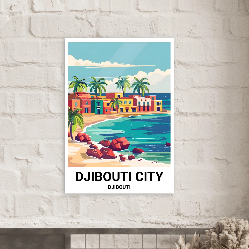 Affiche DJIBOUTI VILLE - Image 3 of 6