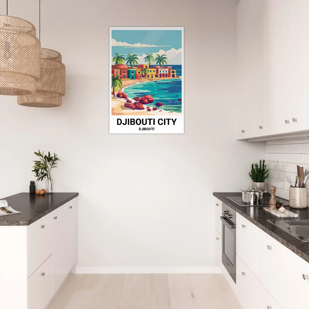 Affiche DJIBOUTI VILLE - Image 4 of 6