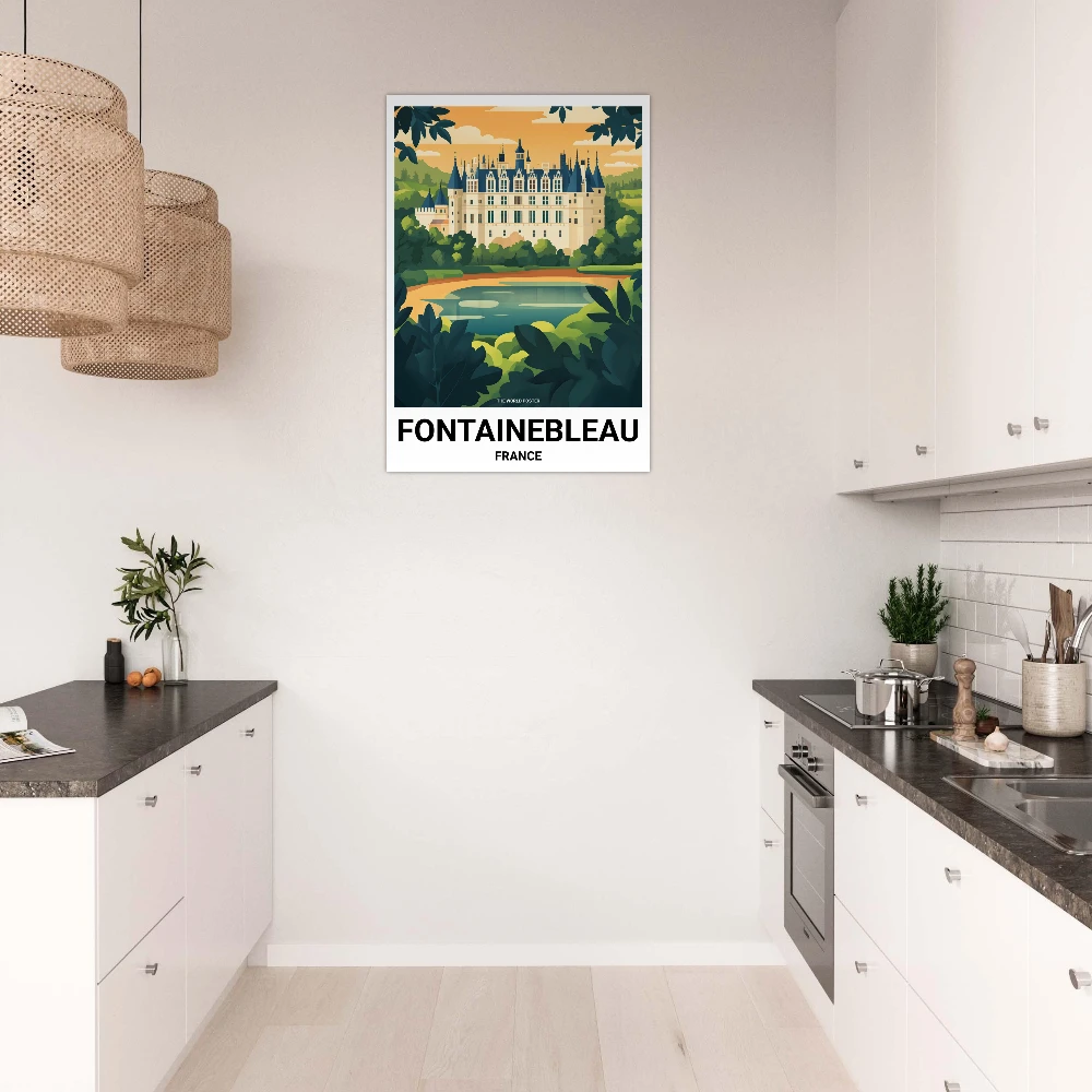 Affiche FONTAINEBLEAU - Image 3 of 6