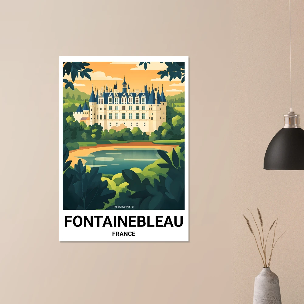 Affiche FONTAINEBLEAU - Image 4 of 6