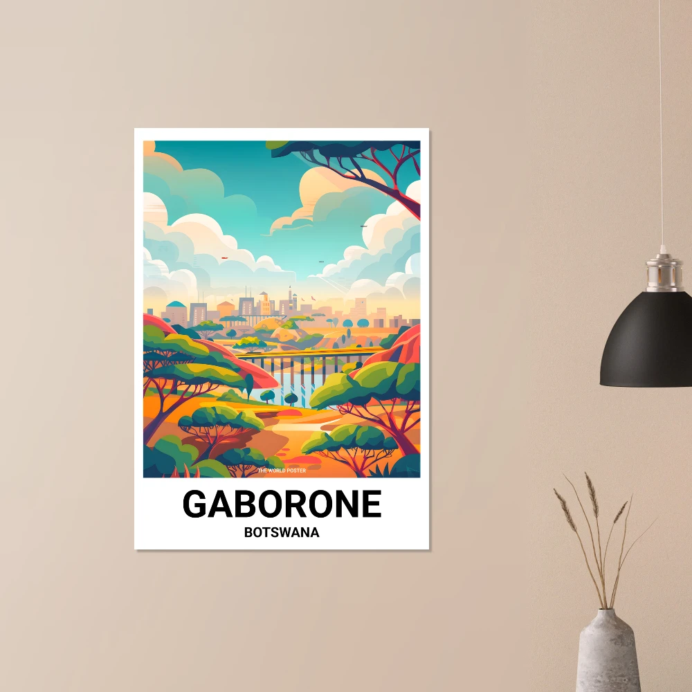 Affiche GABORONE - Image 4 of 6