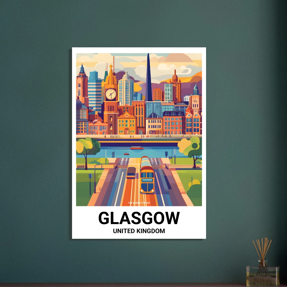 Affiche GLASGOW - Image 3 of 6