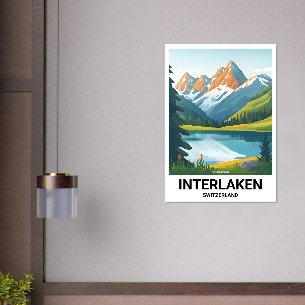 Affiche INTERLAKEN - Image 5 of 6