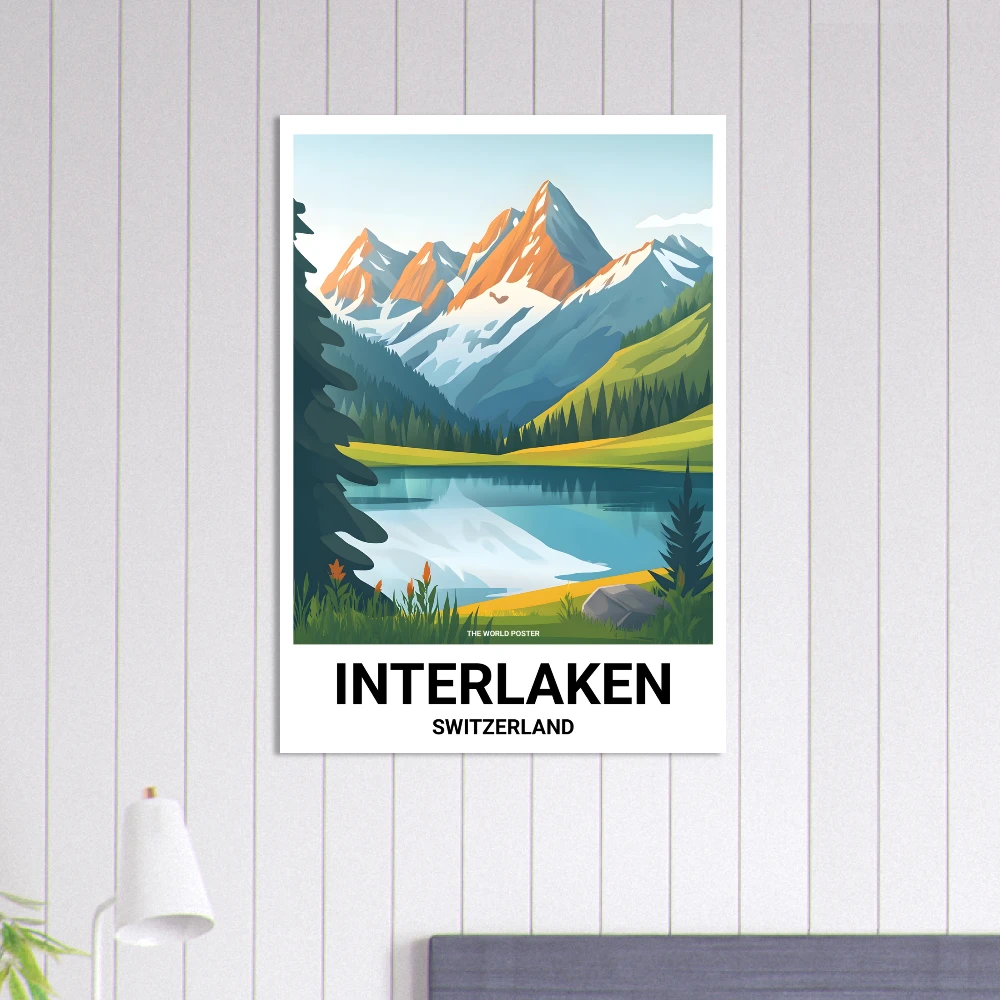 Affiche INTERLAKEN - Image 6 of 6