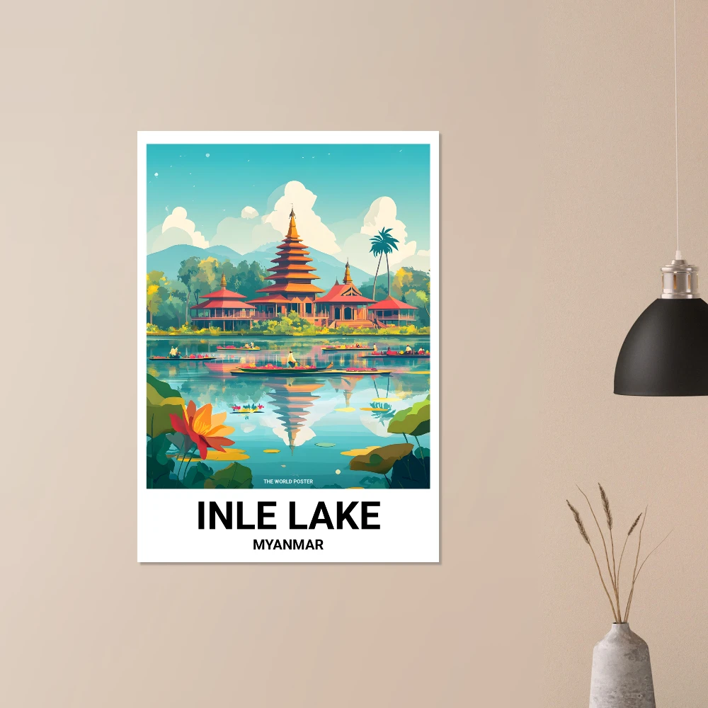 Affiche INLE LAKE - Image 2 of 6