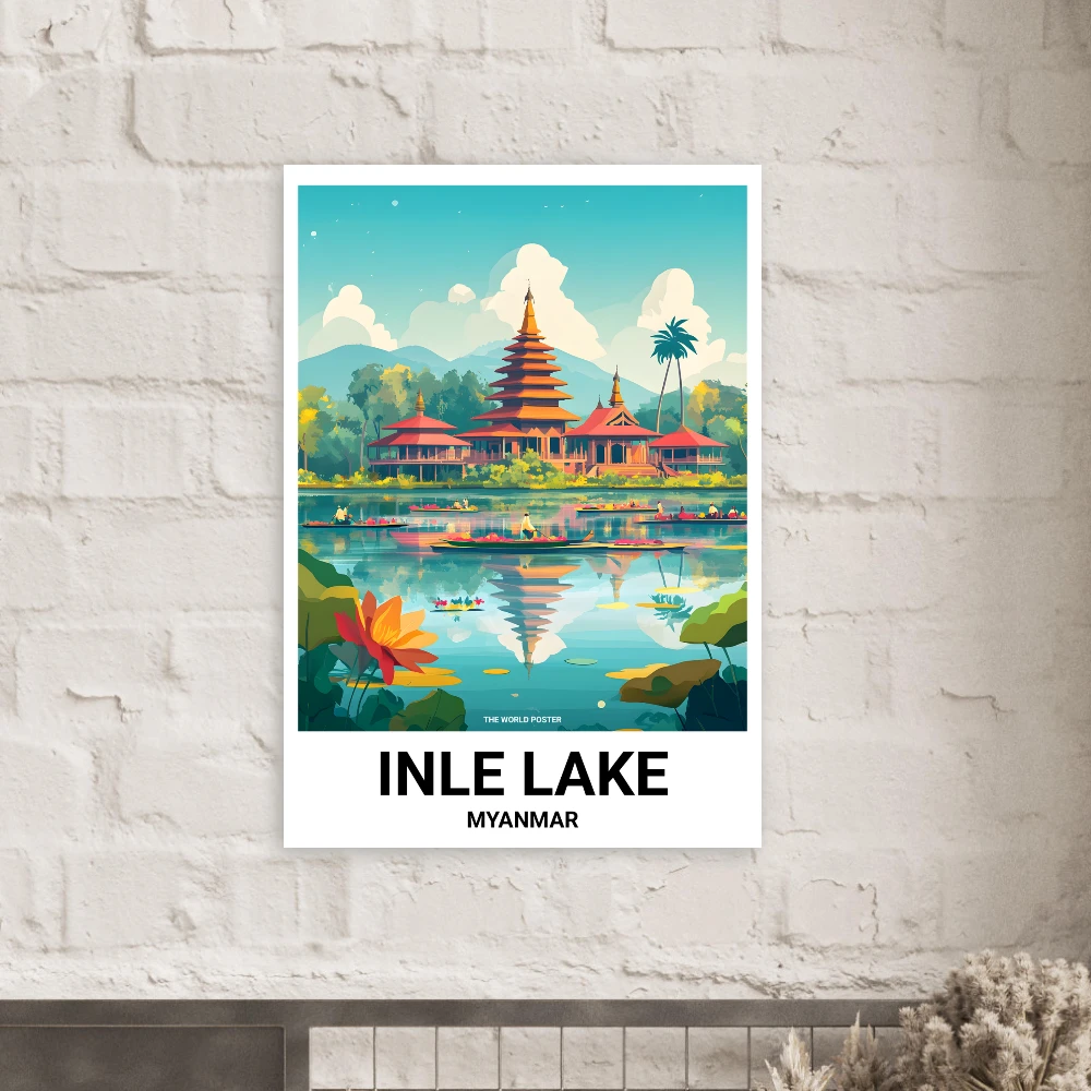 Affiche INLE LAKE - Image 3 of 6