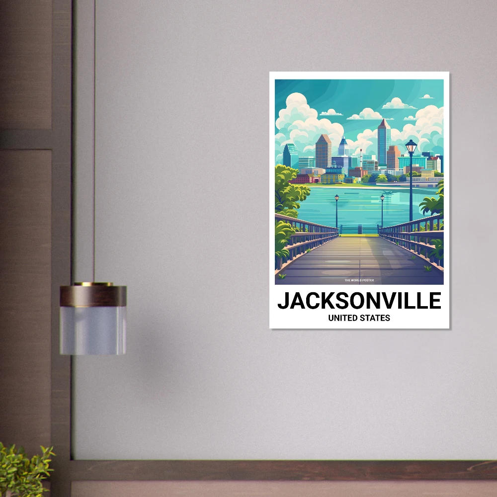 Affiche JACKSONVILLE - Image 5 of 6