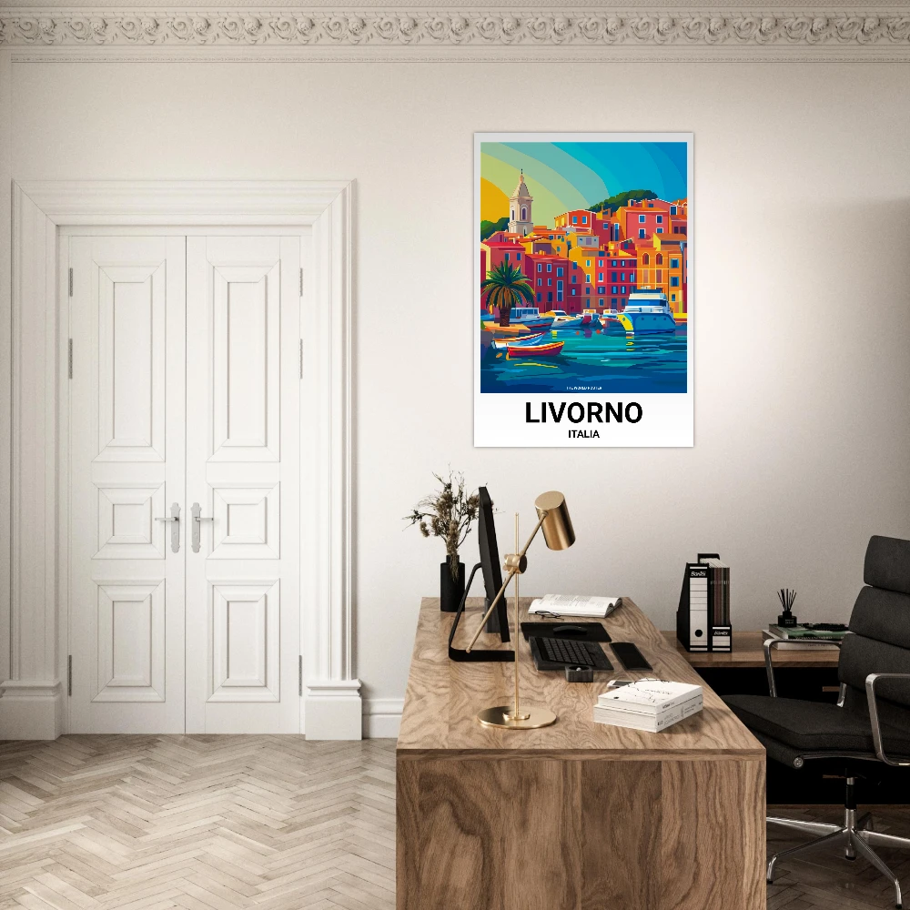 Affiche LIVOURNE - Image 6 of 6