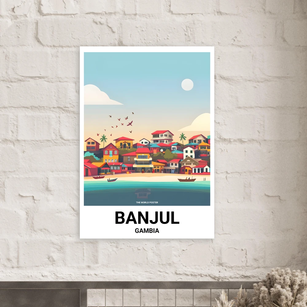 Affiche BANJUL - Image 2 of 6