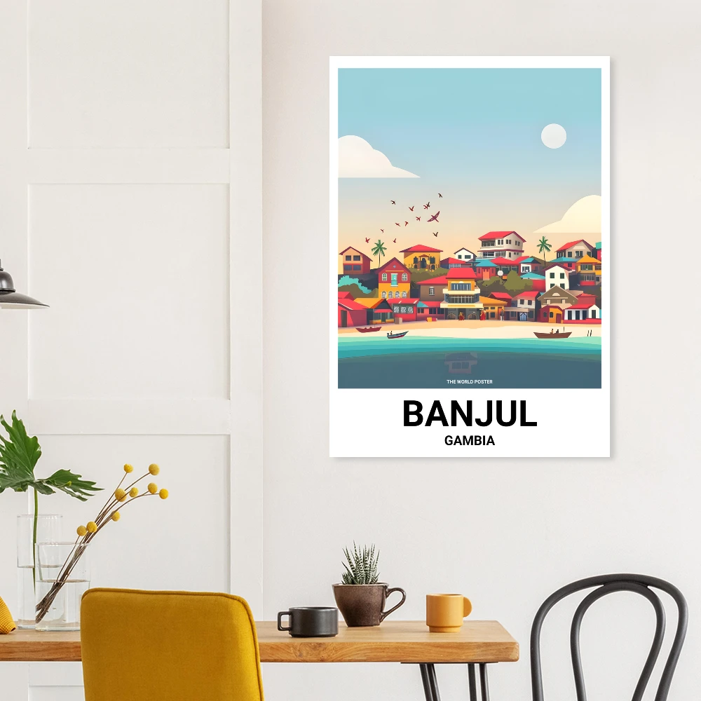 Affiche BANJUL - Image 5 of 6