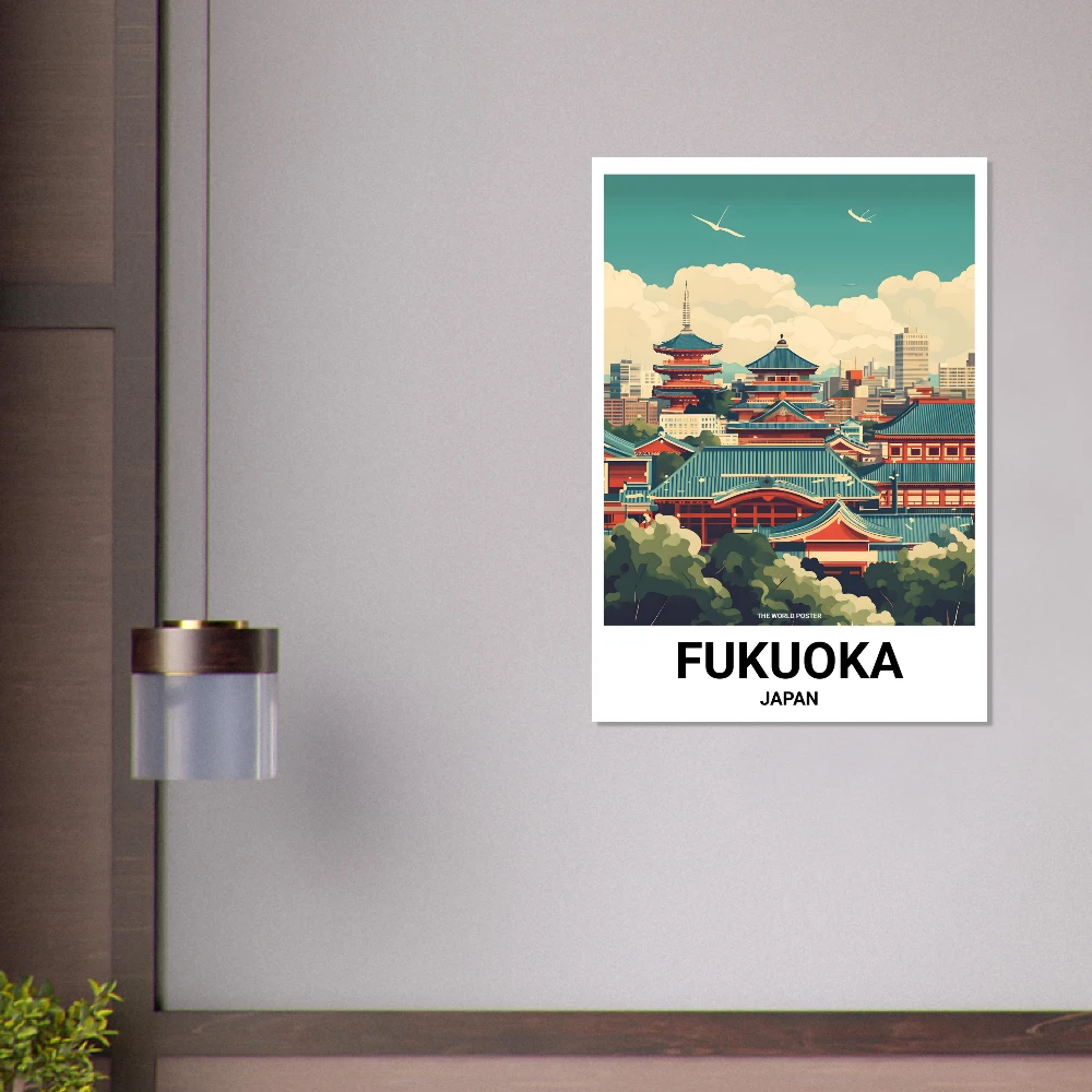 Affiche FUKUOKA - Image 2 of 6