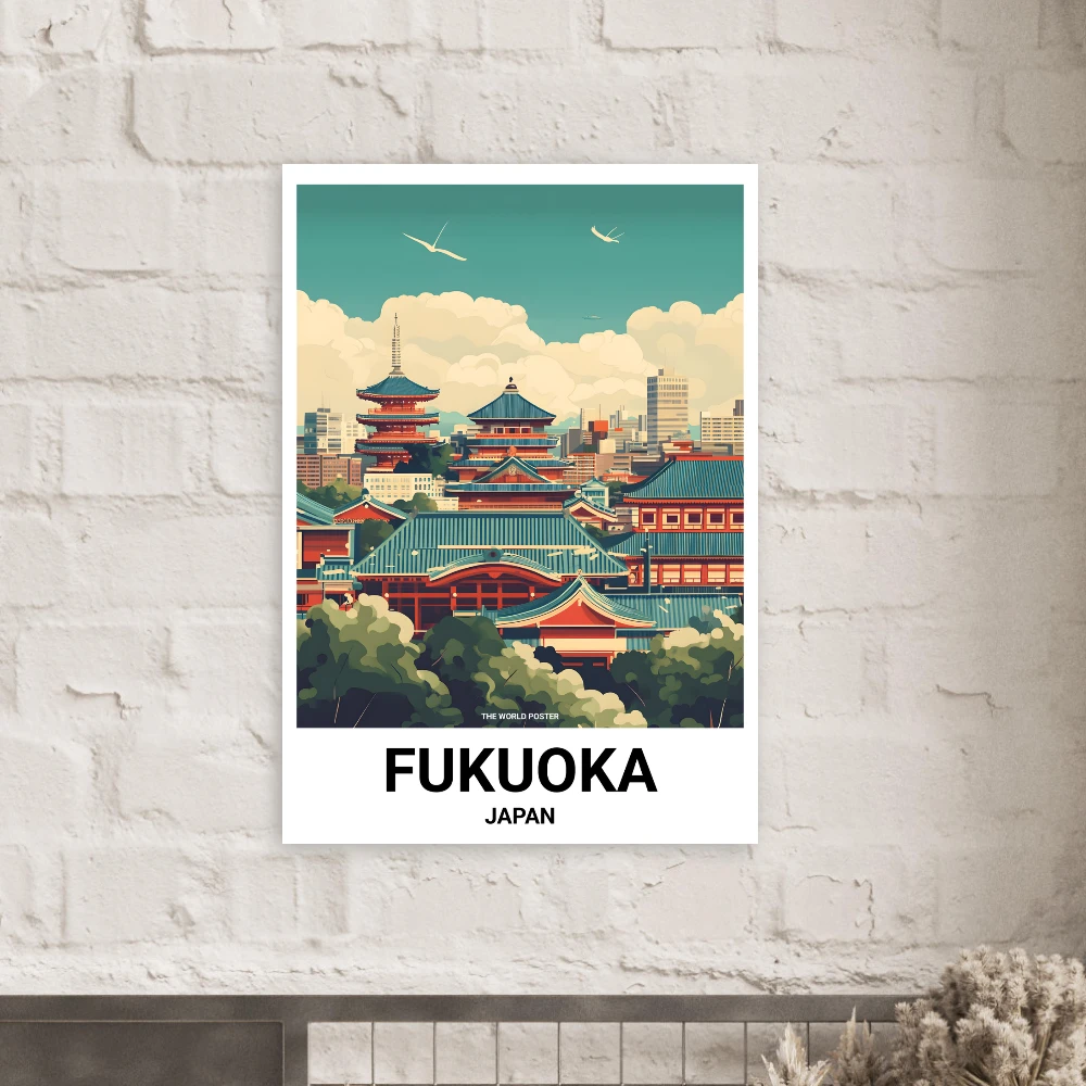 Affiche FUKUOKA - Image 3 of 6