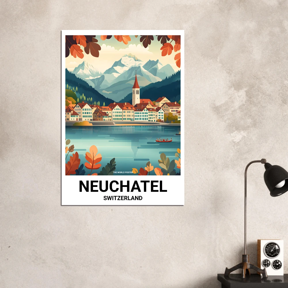 Affiche NEUCHÂTEL - Image 3 of 6
