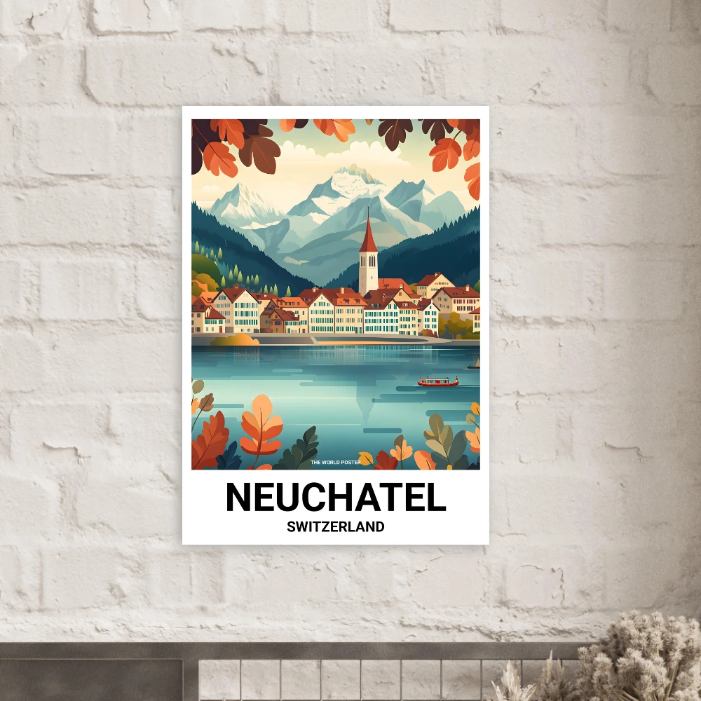 Affiche NEUCHÂTEL - Image 4 of 6