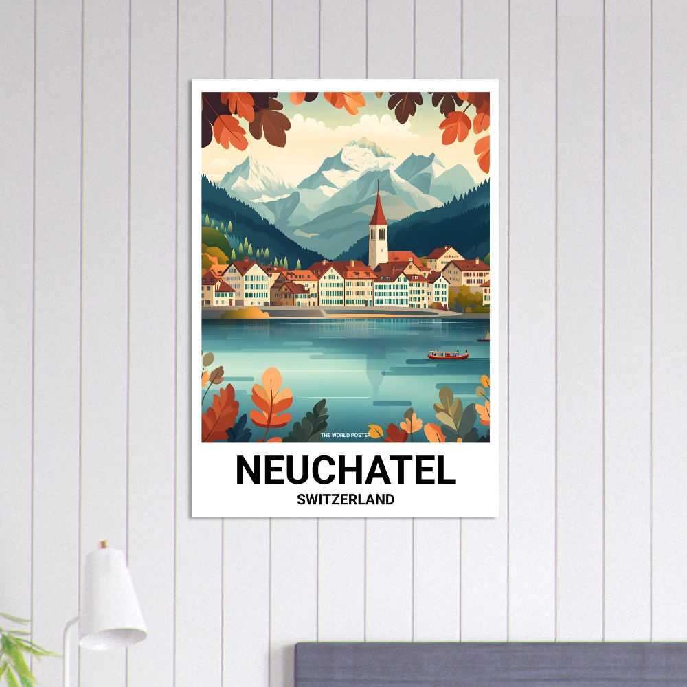 Affiche NEUCHÂTEL - Image 6 of 6